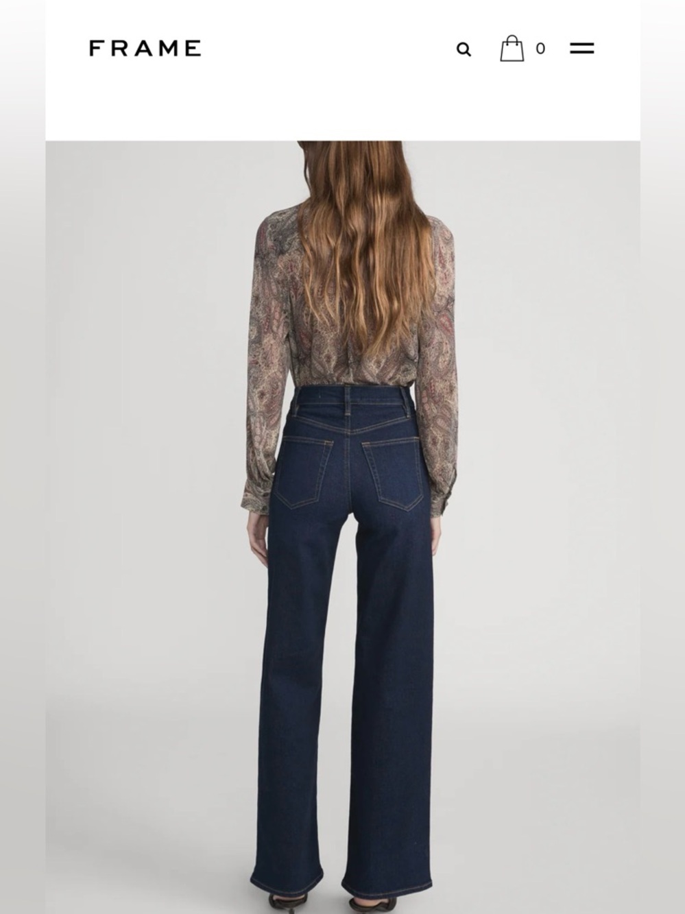Frame Le Slim Palazzo Jeans Wide Leg